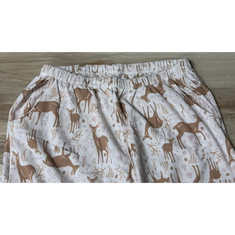 LC Lauren Conrad Long Sleeve Henley Pajama Top & Pajama Pants Sleep Set Size L
